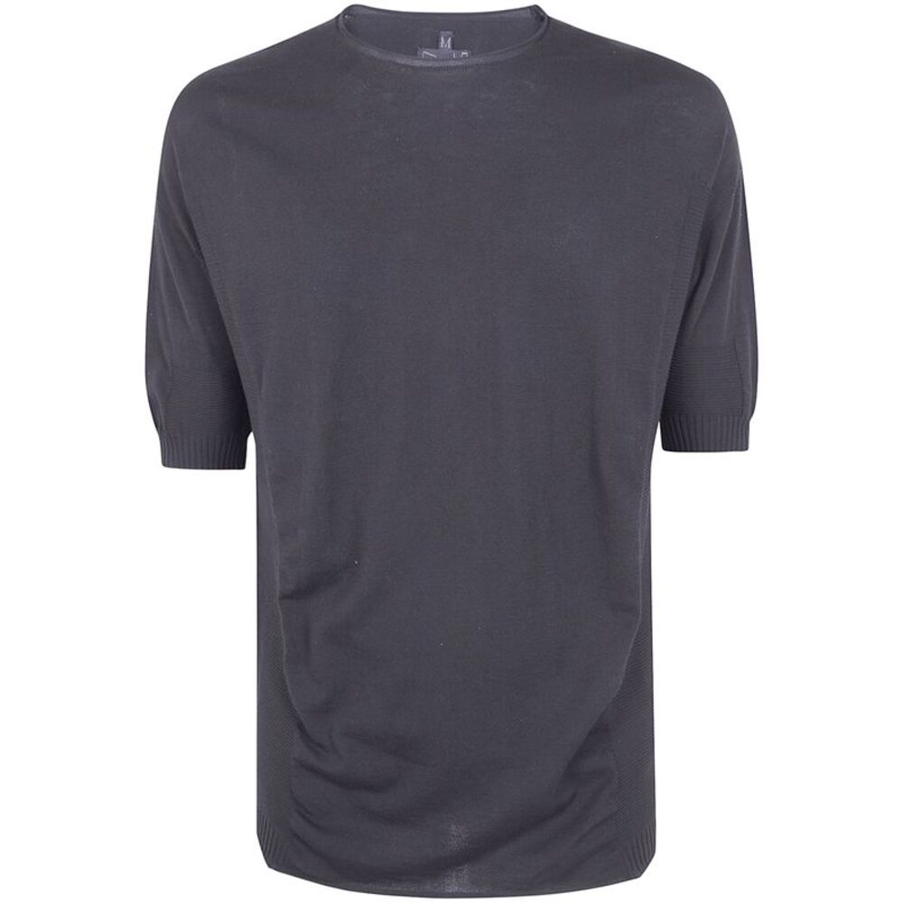 Md75 Men Light Cotton Boxi Short Sleeves Sweater